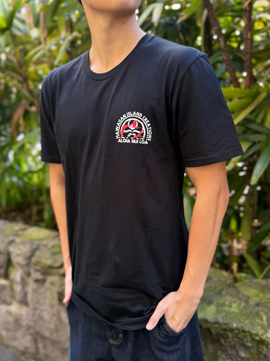 HIC IWA STAMP TEE - BLACK - Image 2