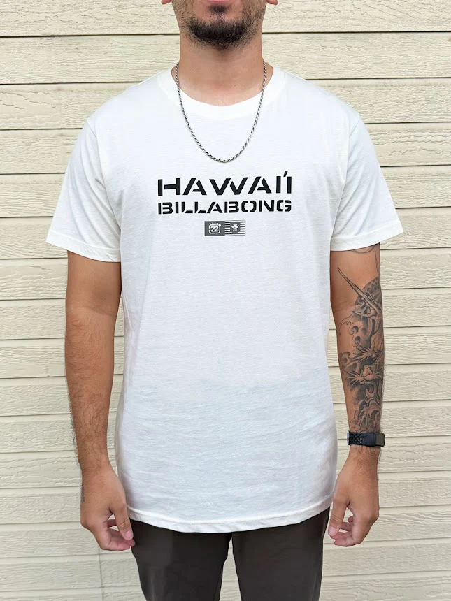 BILLABONG KAHILI TEE - OFF WHITE