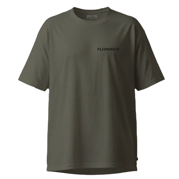 FLORENCE MARINE X KAM BUTTERFLY TEE - MOSS GREY (MSG) - Image 2