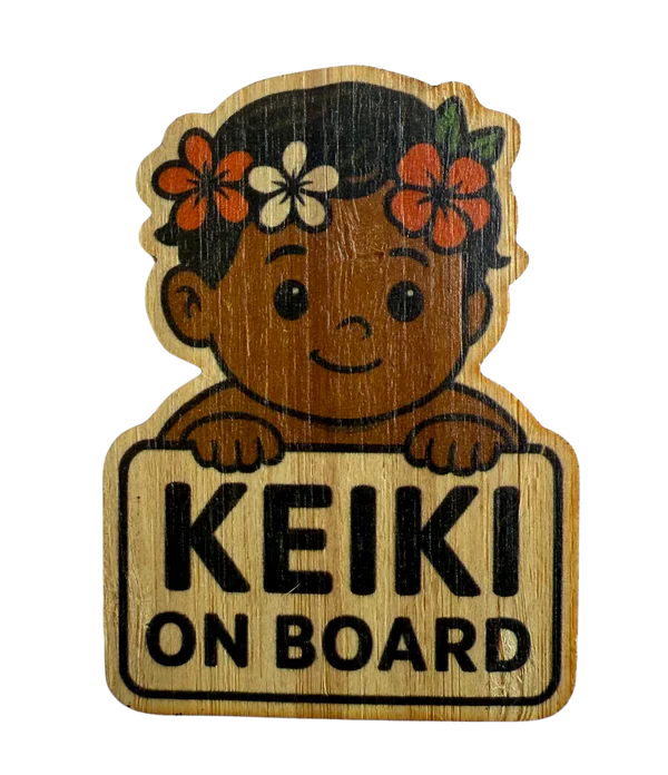 KEIKI ON BOARD BAMBOO STICKER