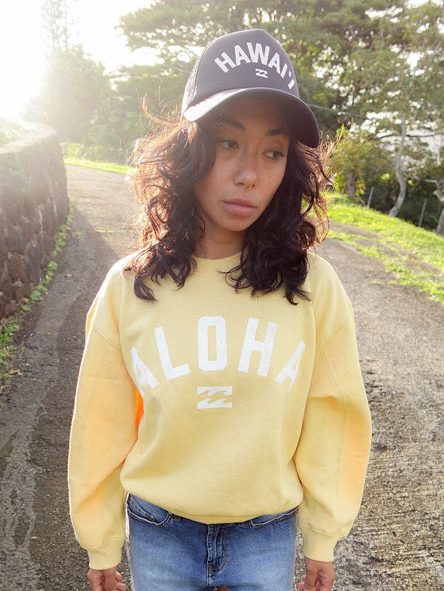 BILLABONG KENDAL CREW ALOHA FLEECE - PYL