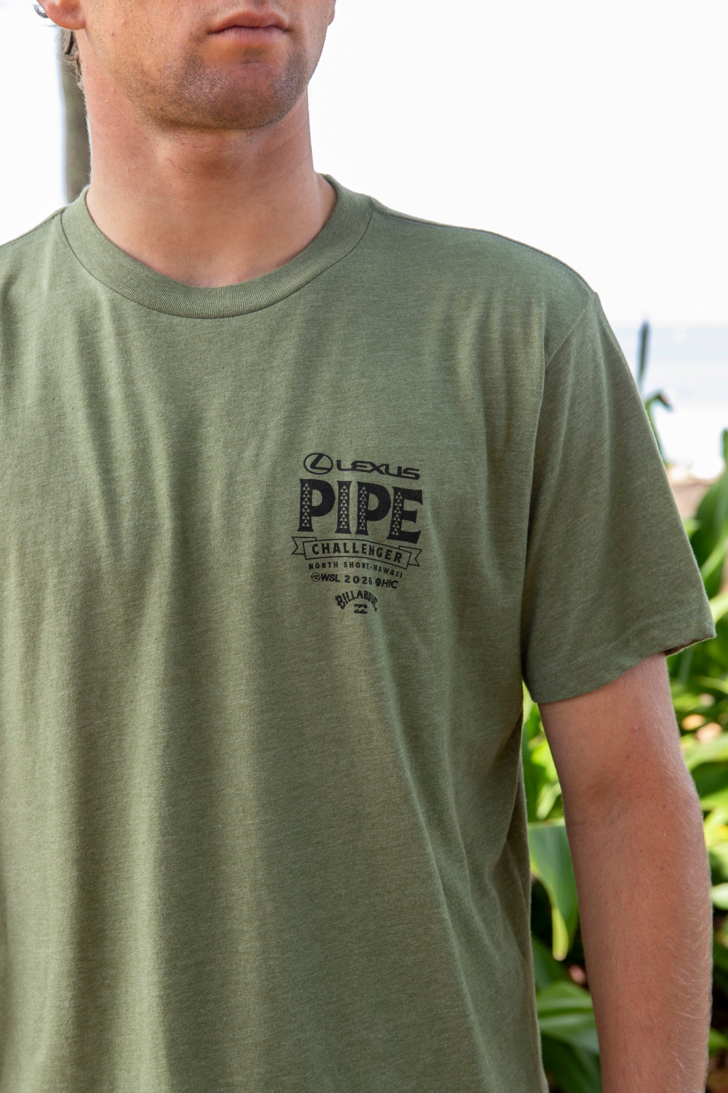 LEXUS PIPE CHALLENGER 2026 TEE - MILITARY HEATHER - Image 2