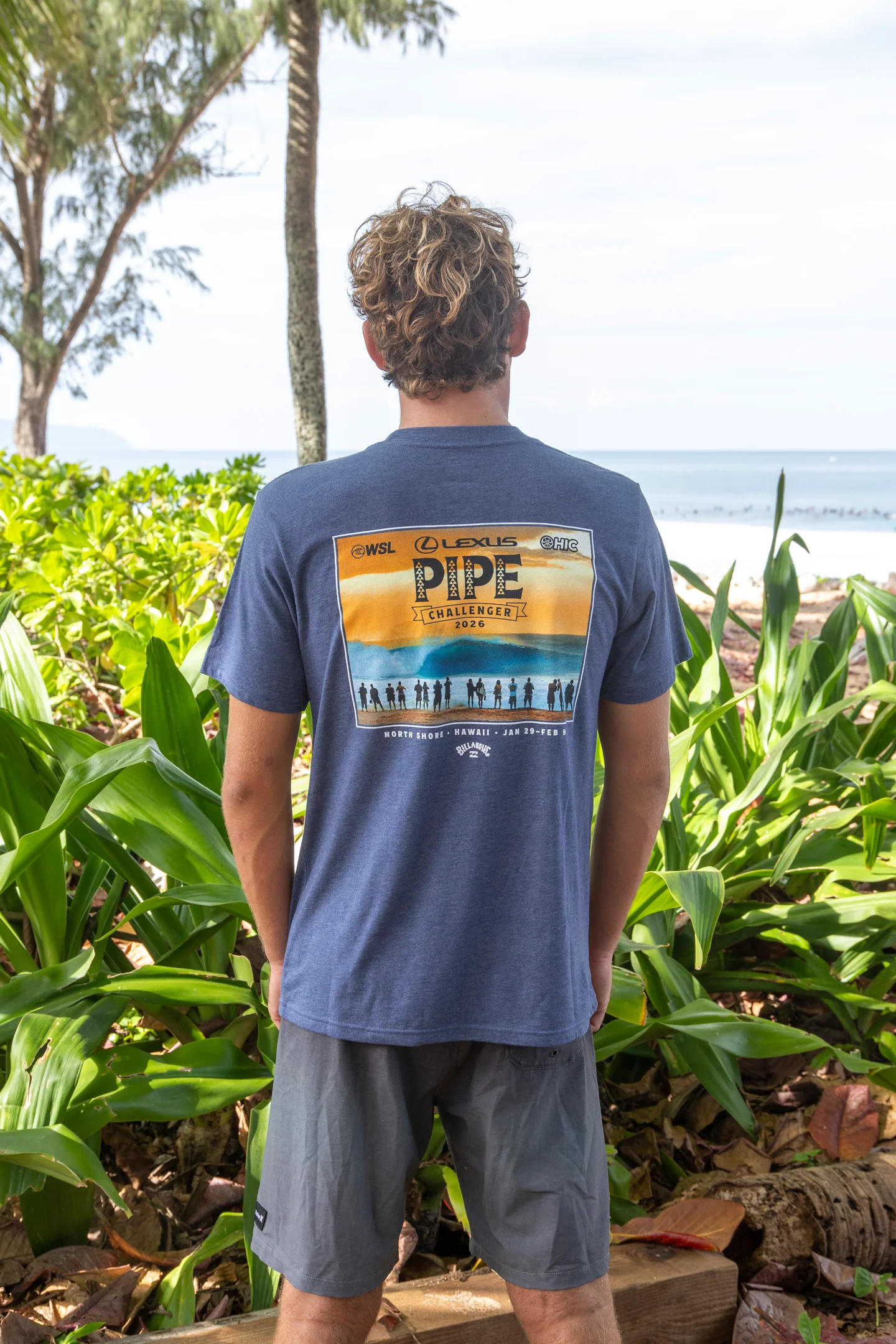 LEXUS PIPE CHALLENGER 2026 TEE - NAVY HEATHER