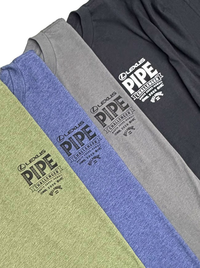 LEXUS PIPE CHALLENGER 2026 TEE - NAVY HEATHER - Image 4