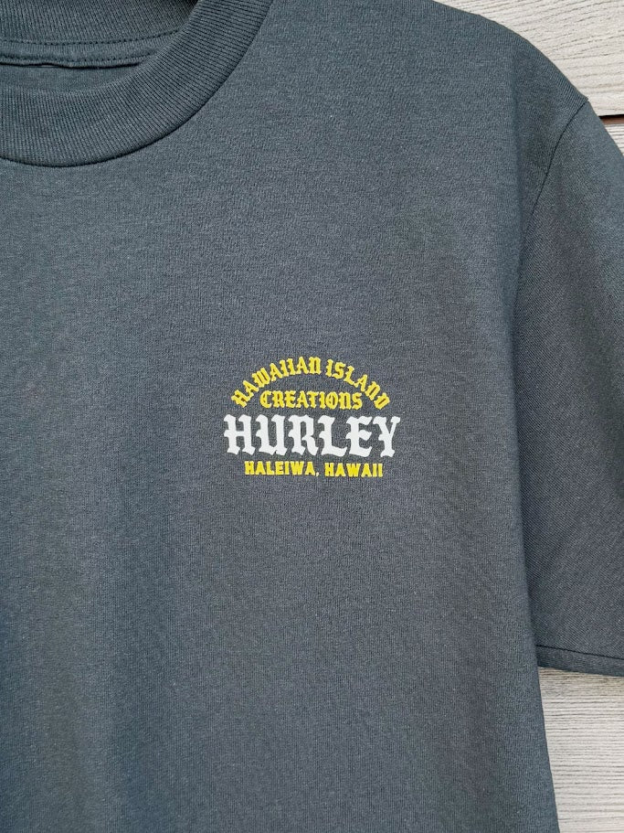 HURLEY X HIC LOCAL CREATIONS TEE - FADED BLACK (004) - Image 2
