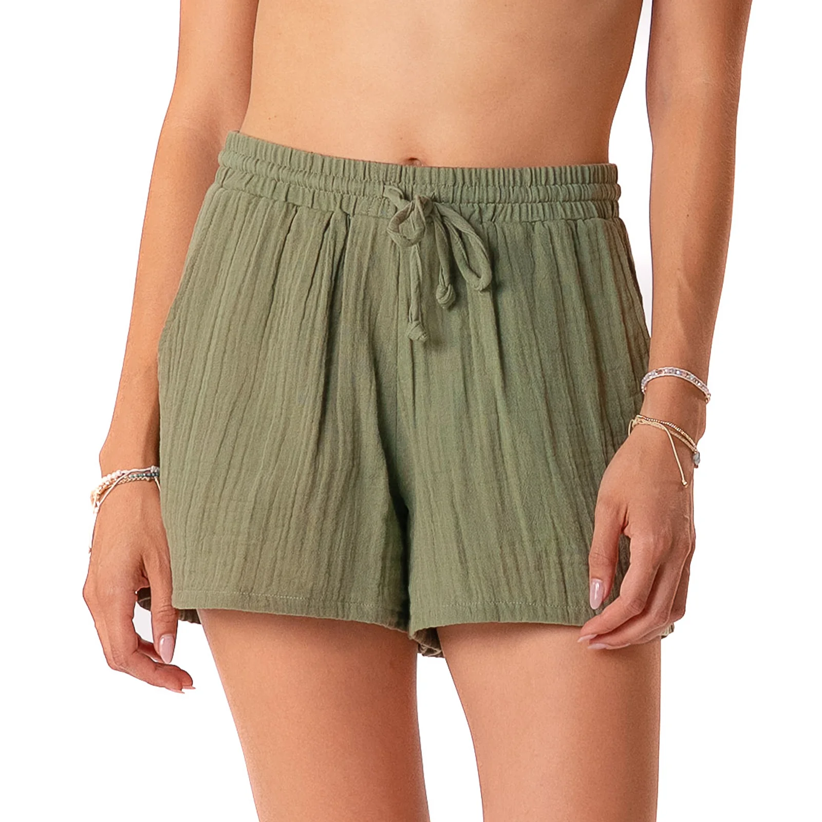LOTUS AND LUNA X HIC CABANA SHORT - OLIVE - Image 2