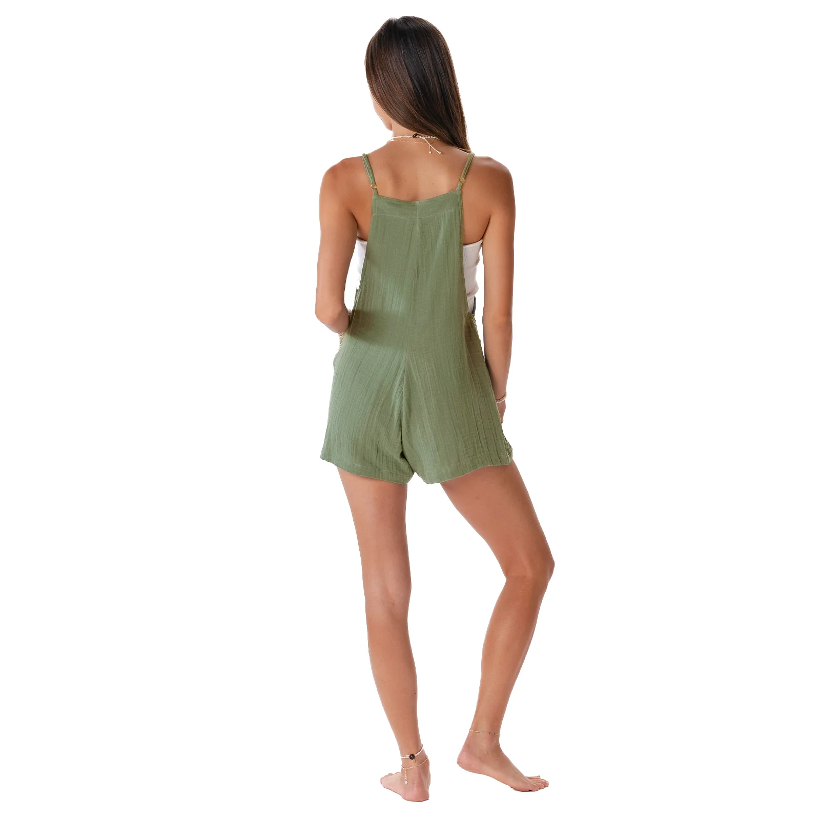 LOTUS AND LUNA X HIC ROMPER - OLIVE - Image 3