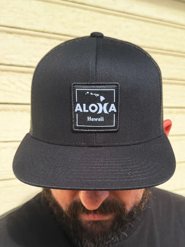 HURLEY ALOHA PATCH TRUCKER HAT - 010