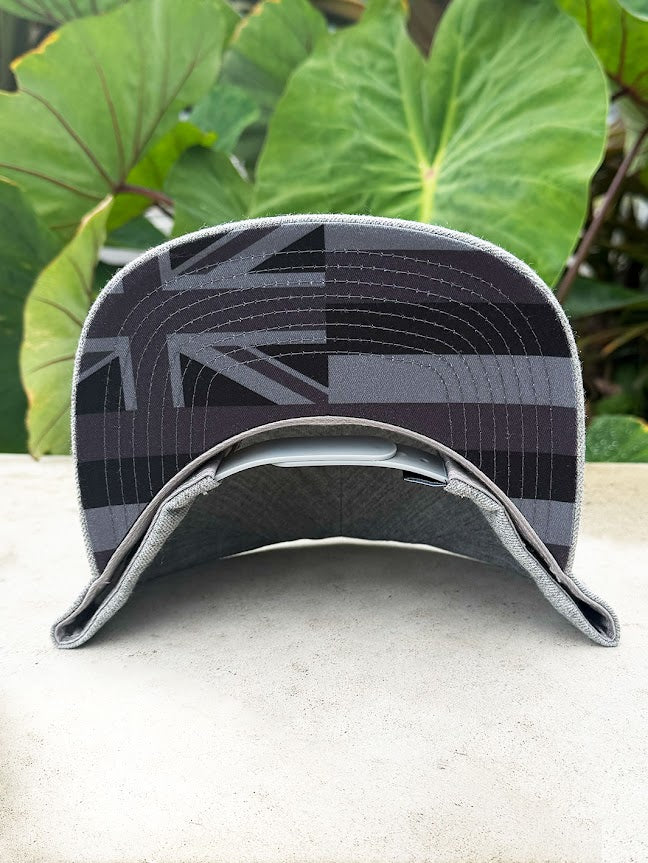 HURLEY ALOHA SNAPBACK HAT - GRAY (066) - Image 2