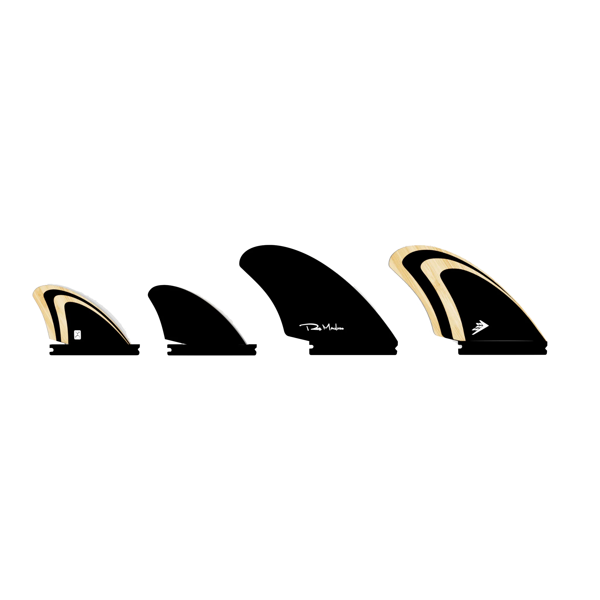 MACHADO SEASIDE QUAD FIN SINGLE TAB - BLACK