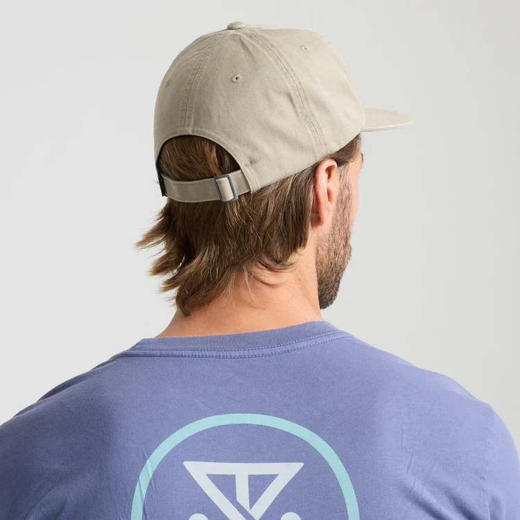 ROARK MADE TO FADE 6 PANEL STRAPBACK HAT - WASHED FOSSIL (WFS) - Image 3