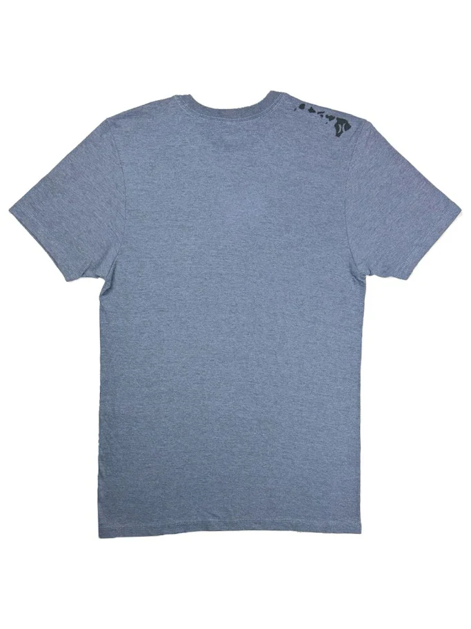 HURLEY MAHALO SOLID TEE - BLUE (403) - Image 2