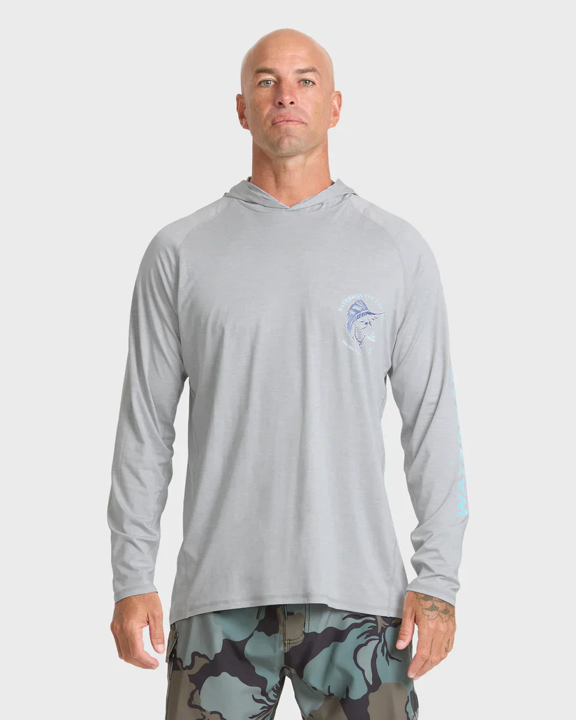 QUIKSILVER MARLEY HOODY LYCRA - LIGHT GRAY (LTH) - Image 2