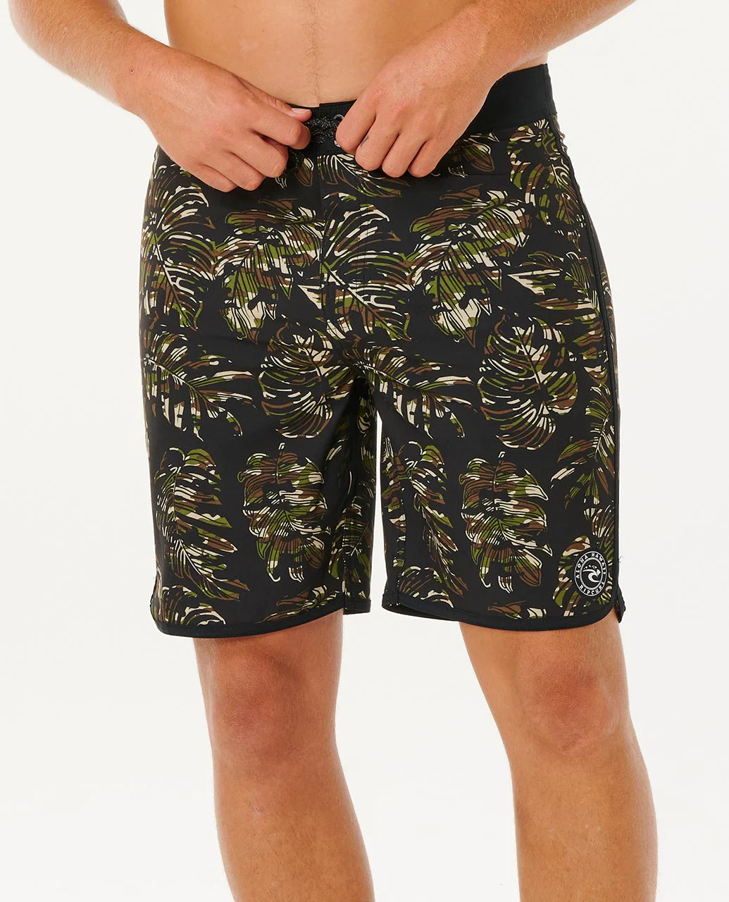 RIP CURL MIRAGE HAWAII LEAF BOARDSHORT - BLACK