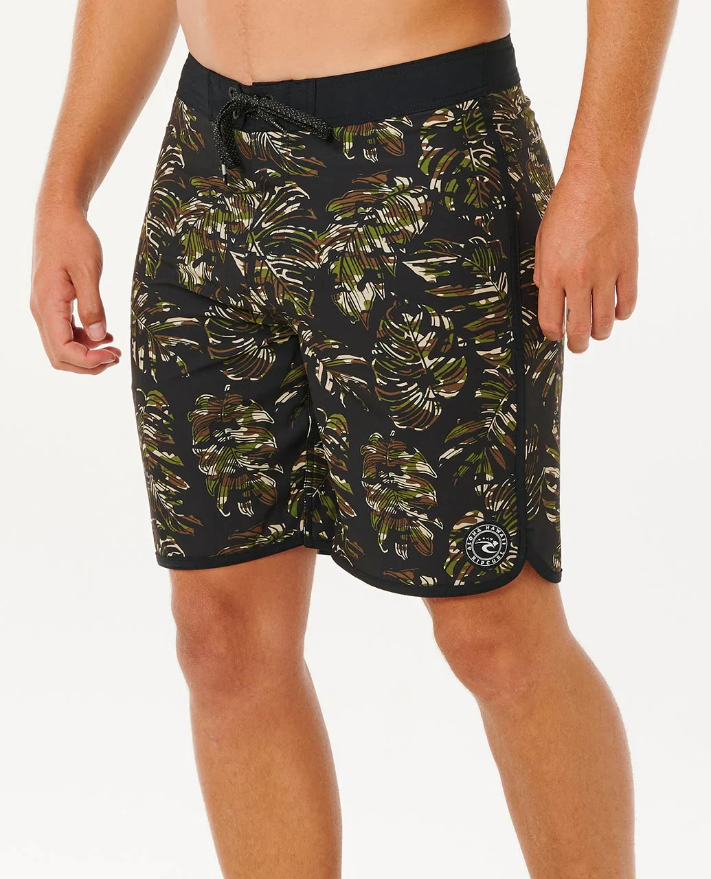 RIP CURL MIRAGE HAWAII LEAF BOARDSHORT - BLACK - Image 2