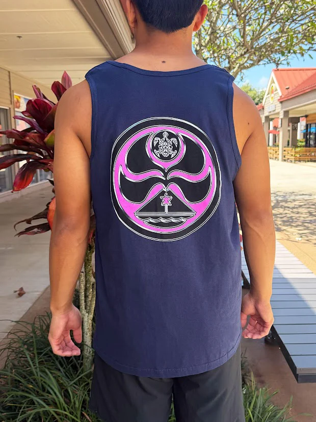 HIC NEON HONU TANK - NAVY