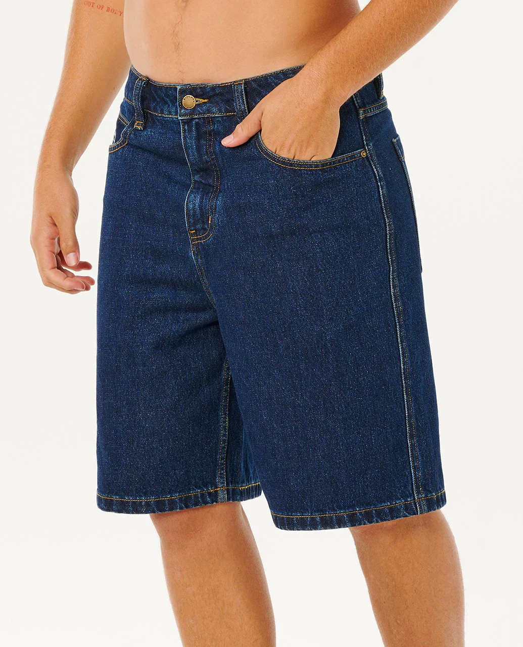 RIP CURL NU DOSE 22" DENIM WALKSHORT - TRUE INDIGO - Image 2