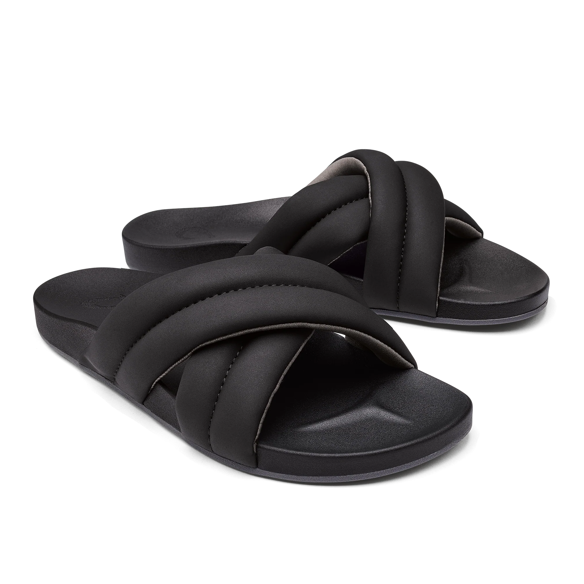 OLUKAI HILA WOMENS SANDAL - BLACK/BLACK
