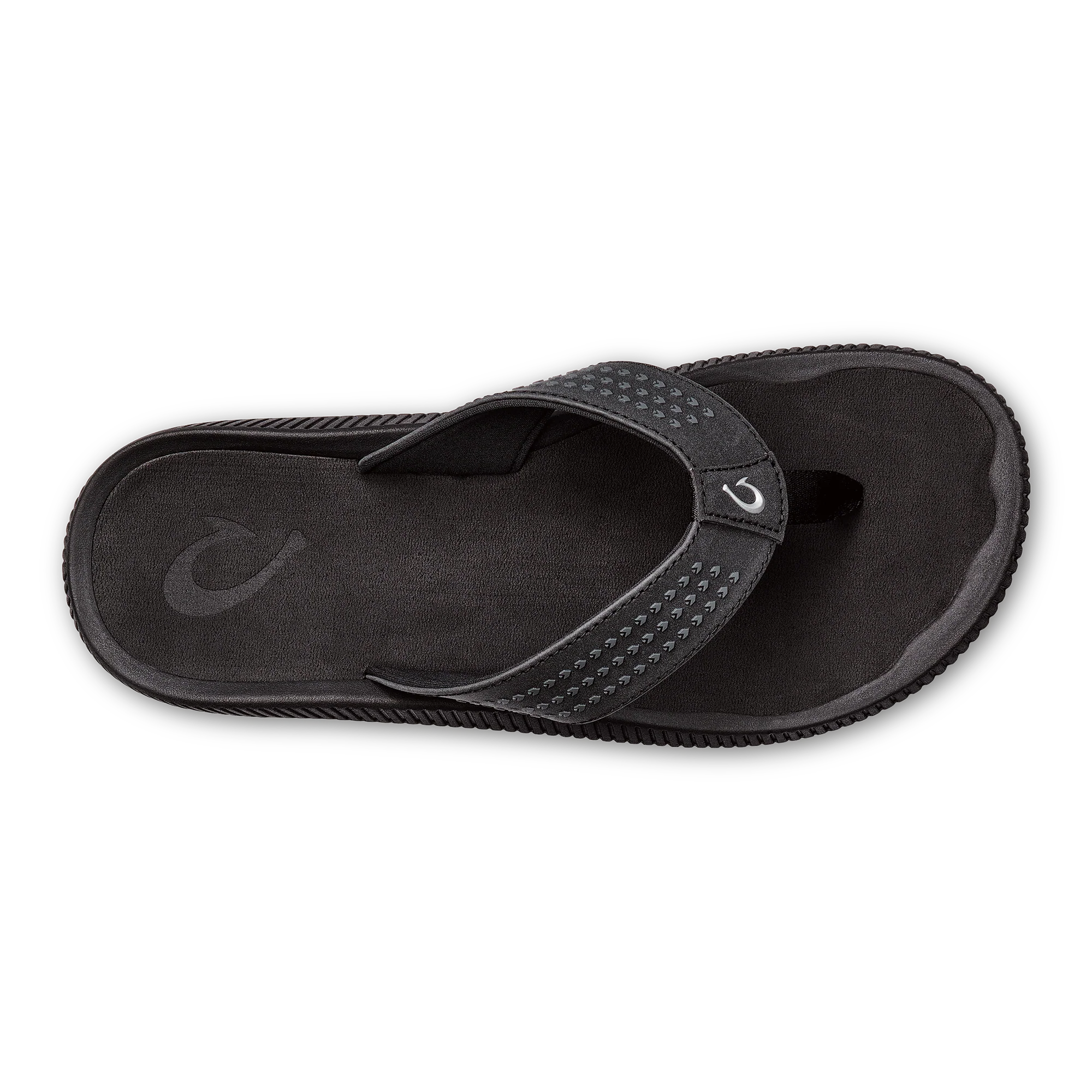 OLUKAI ULELE MENS SANDAL - BLACK - Image 2