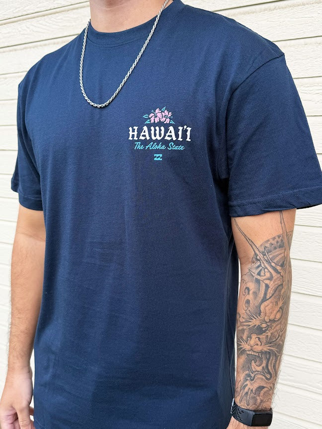 BILLABONG PERENNIAL HI TEE - NAVY - Image 2