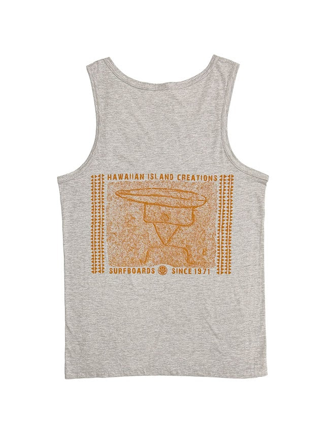 HIC PETRO SURF TANK TOP - HEATHER GRAY
