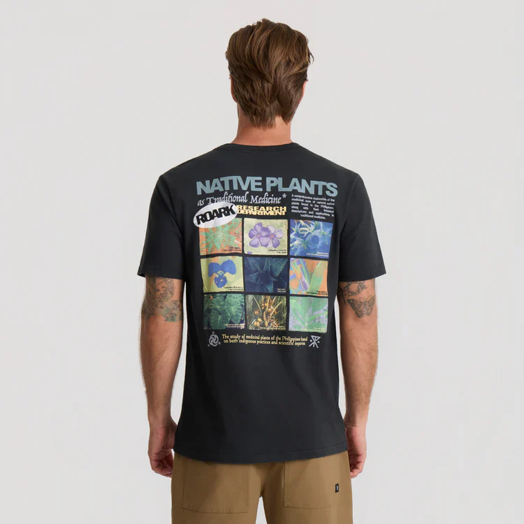 ROARK PLANT MEDICINE TEE - WASHED BLACK (WAB) - Image 3