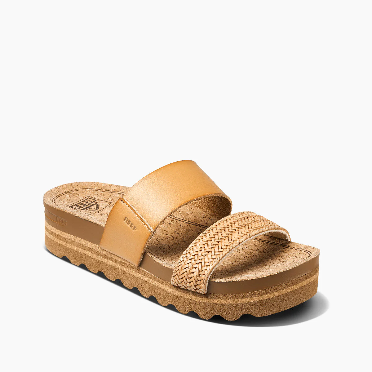 REEF CUSHION VISTA HI NATURAL BRAID WOMENS SANDAL - NATURAL - Image 3