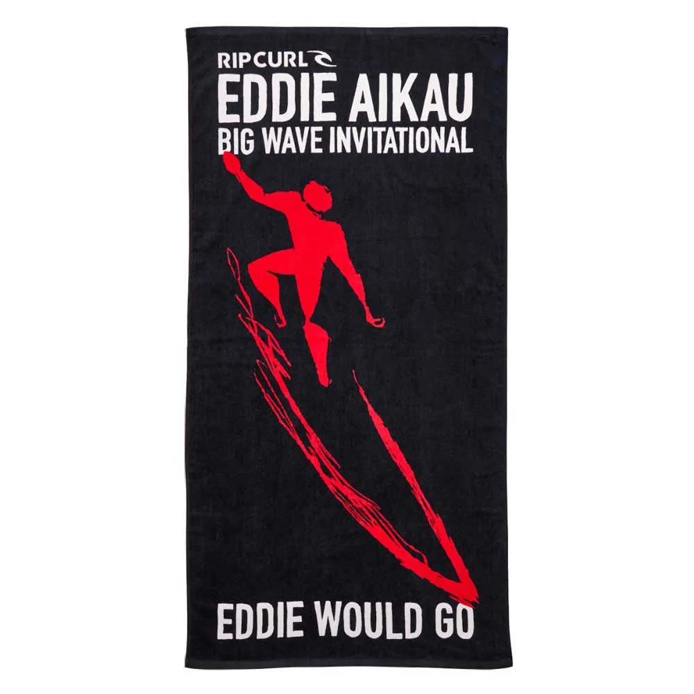 RIP CURL EDDIE WOULD GO 2025 TOWEL - BLACK