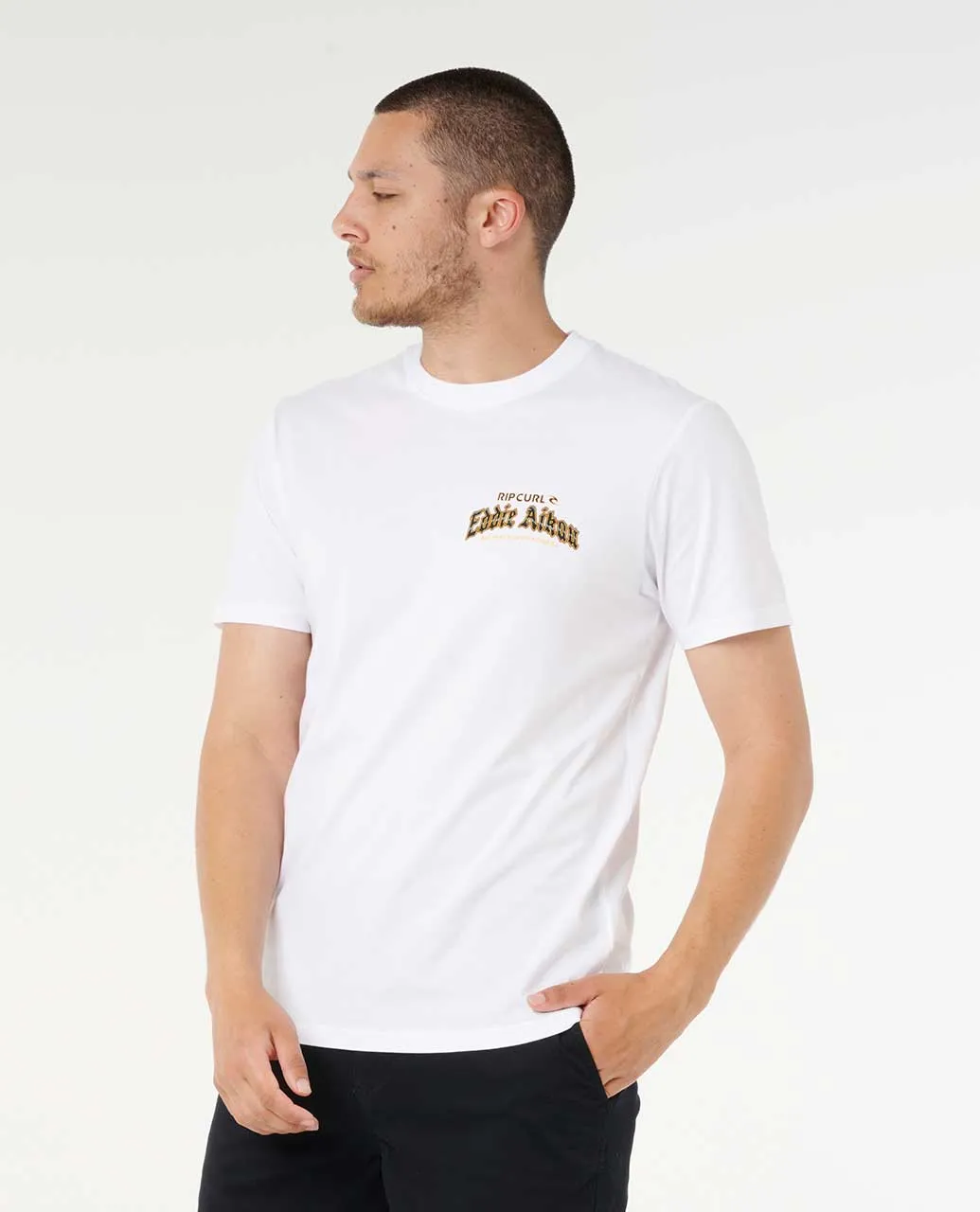 RIP CURL EDDIE WOULD GO POSTER ART TEE - WHITE - Image 2