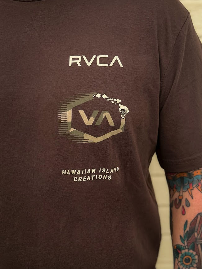 RVCA X HIC SHADOW HEX TEE - MOC - Image 2