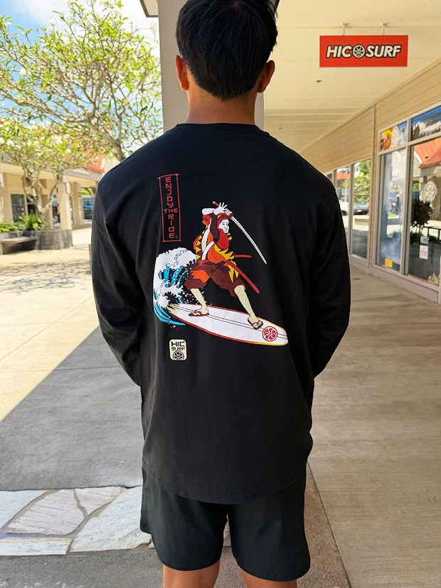 HIC SAMURAI SURFER LONG SLEEVE - BLACK