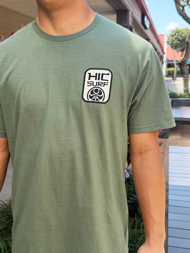 HIC SAMURAI SURFER TEE - MIL GREEN - Image 2
