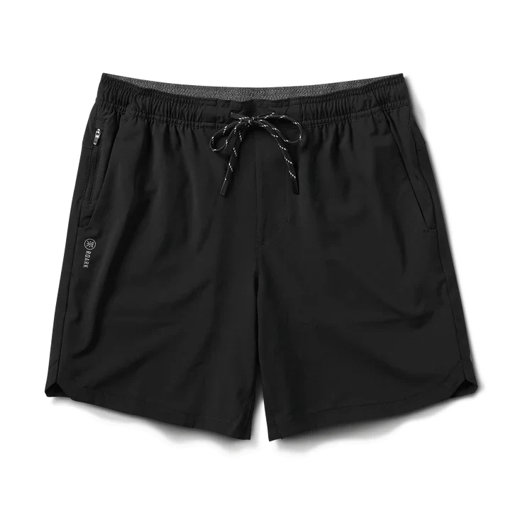 ROARK SERRANO 7" ACTIVE SHORTS - BLACK