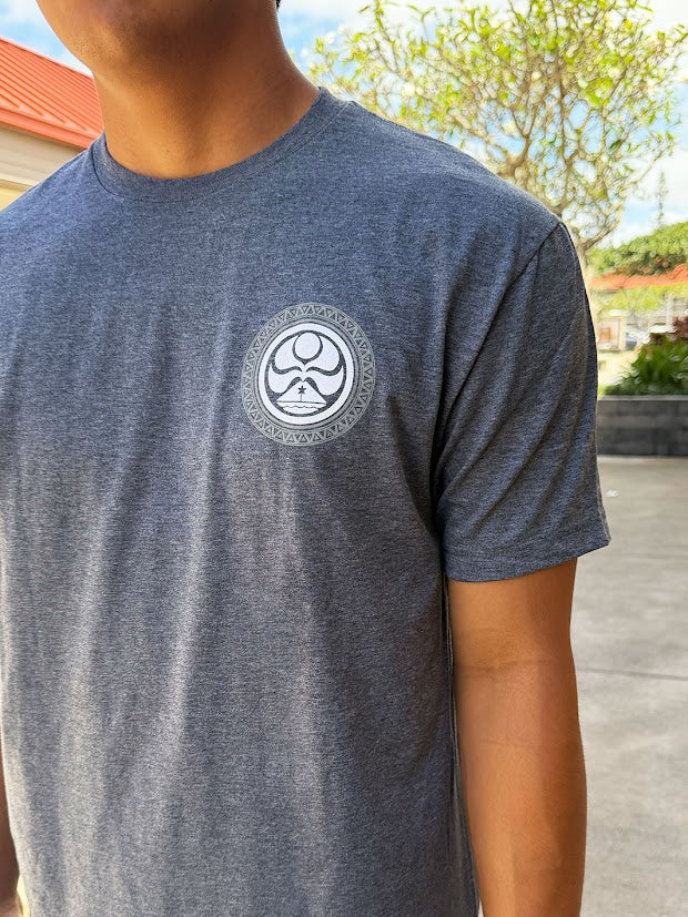 HIC SHARK BITE TEE - DARK HEATHER - Image 2