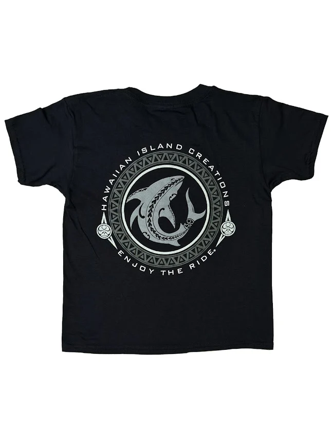 HIC SHARK BITE YOUTH TEE - BLACK