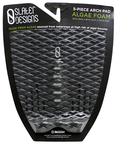 SLATER DESIGNS 5 PIECE ARCH TRACTION PAD - BLACK/GRAY
