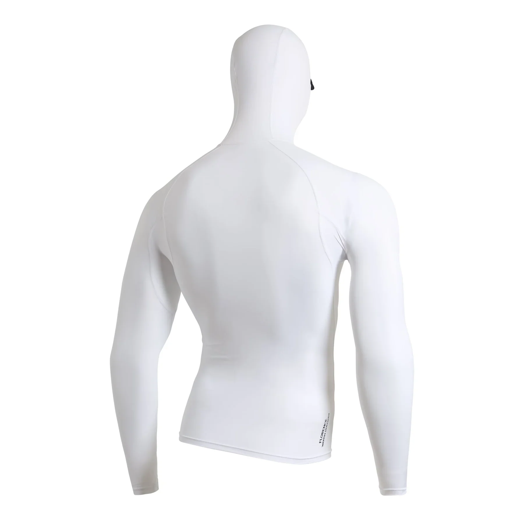 FLORENCE MARINE X STANDARD ISSUE LONG SLEEVE HOODED RASHGUARD - WHITE - Image 2