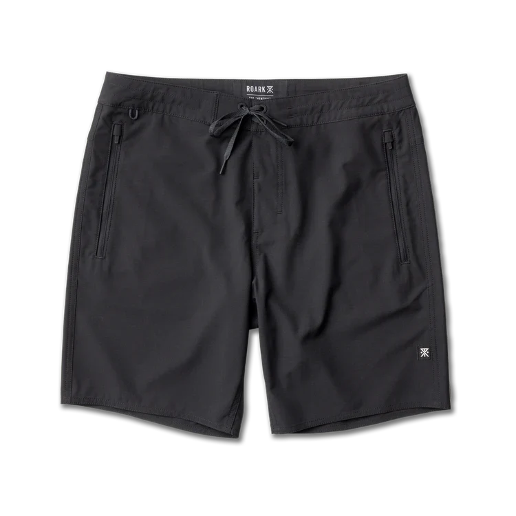 ROARK VENTURE HYBRID BOARDSHORT - BLACK