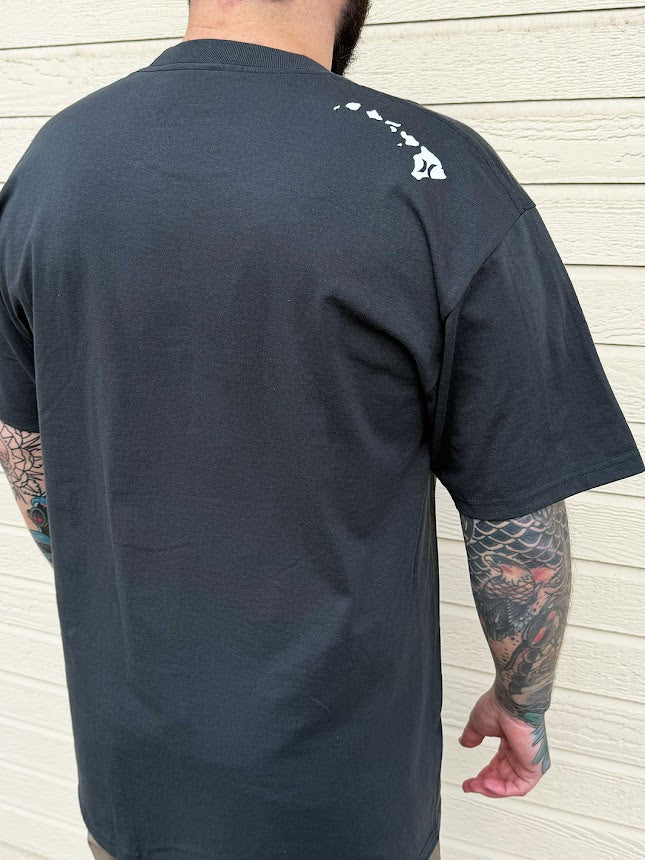 HURLEY WORD PUZZLE TEE - VINTAGE BLACK - Image 2